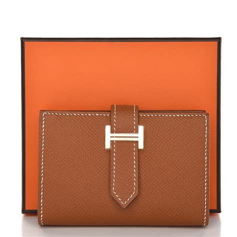 hermes bearn wallet 3단 장지갑|hermes bearn mini wallet.